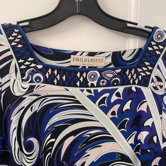 Emilio Pucci Printed 3/4-Sleeve Dress - Picture 2 of 7
